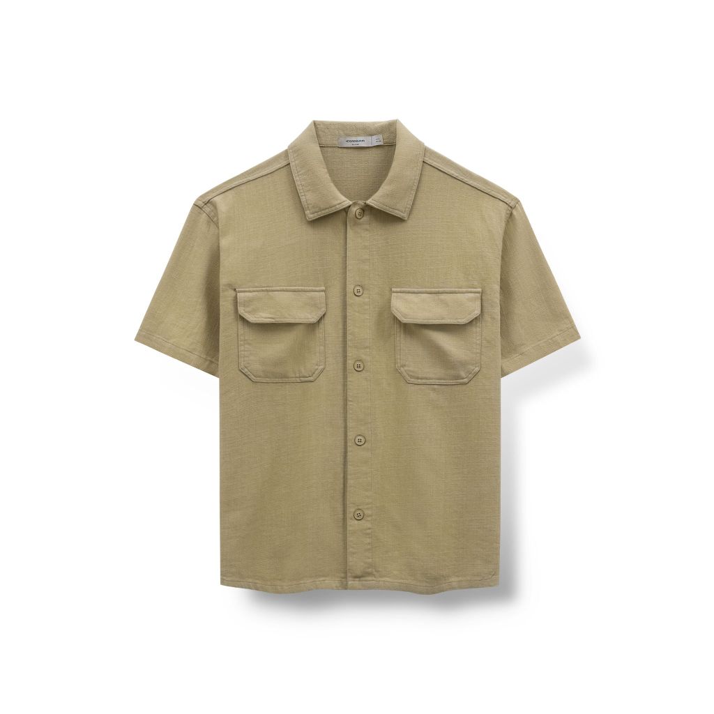 Áo Sơ Mi Nam Tay Ngắn Double Pocket Form Relax