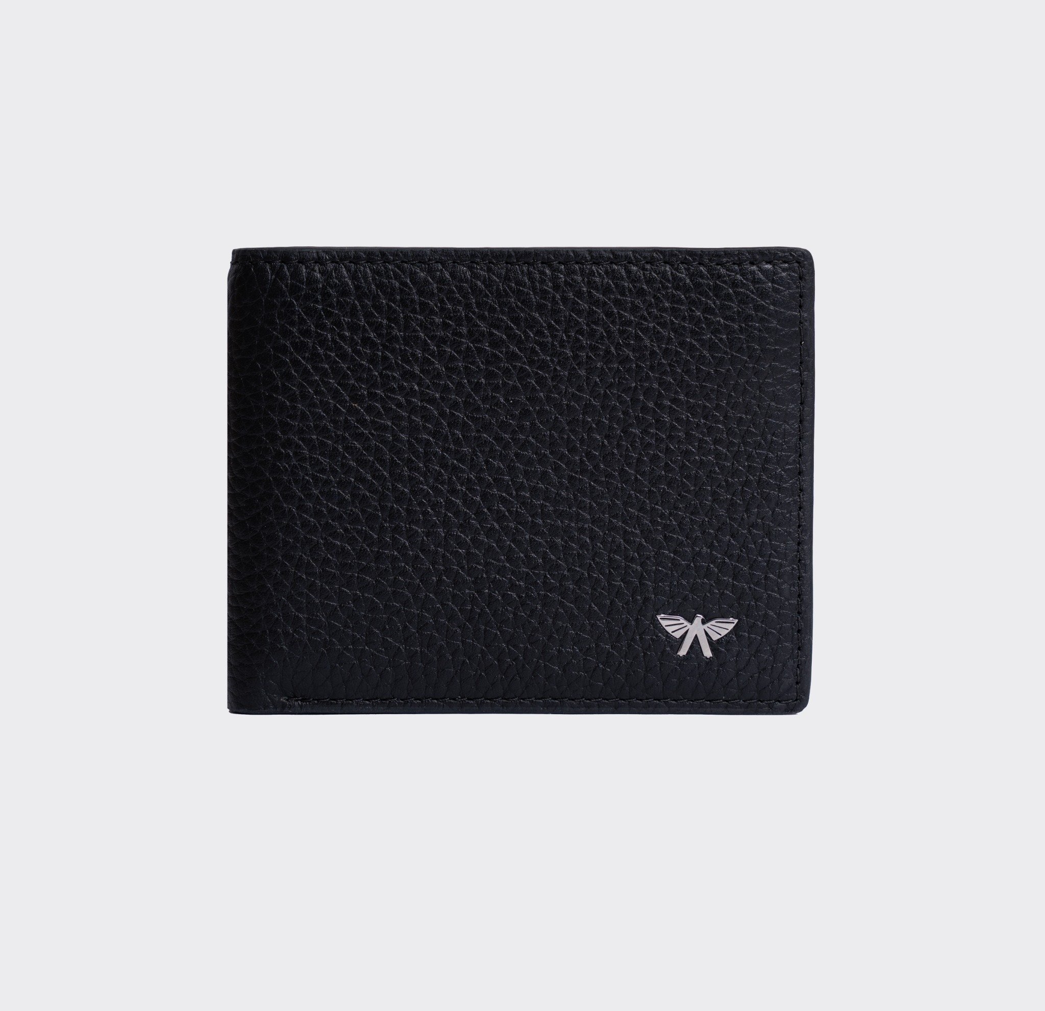  Ví Da Saffiano Cánh Lật Trơn Dáng Ngang 